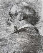 Miles Evergood Head of an old man oil painting